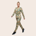 Women's Green Camo Activewear Set