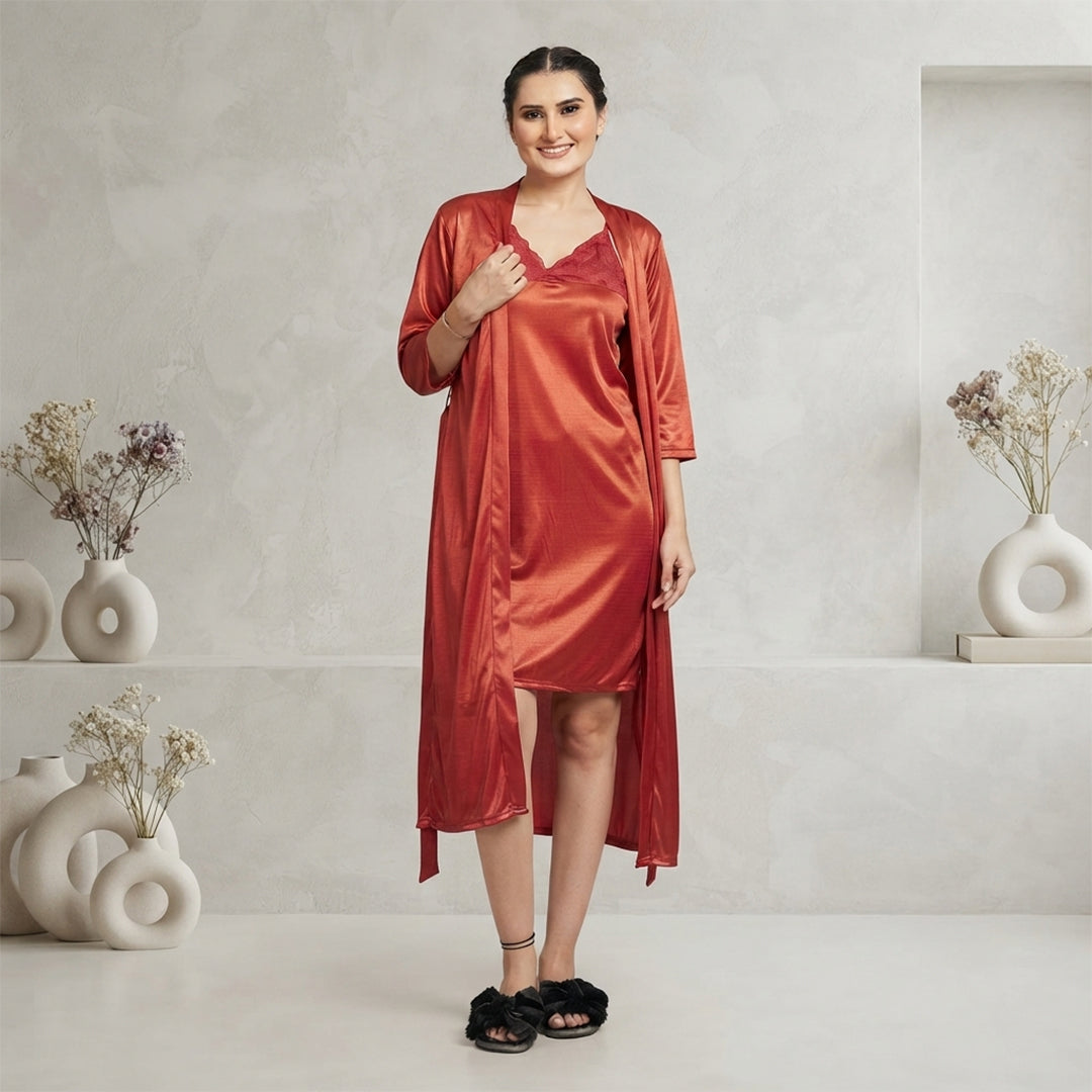 Pink 4 Piece Bridal Nightwear Gift Set