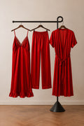 Pink 4 Piece Bridal Nightwear Gift Set